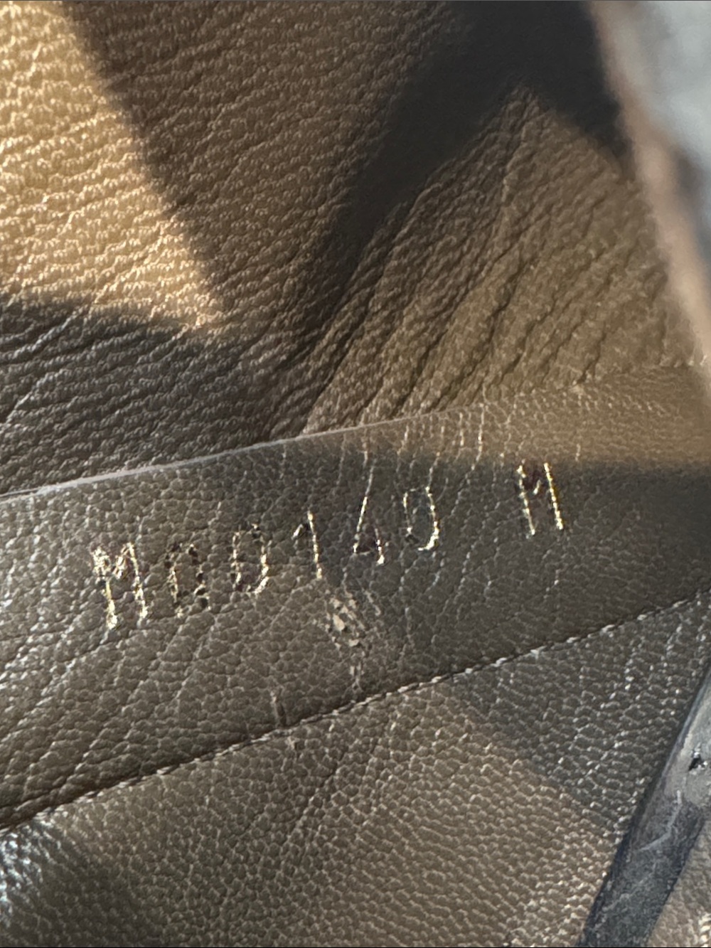 Authr Louis Vuitton Taupe Peep-Toe Leather Ankle Booties with Gold-Tone Buckle - Picture 14 of 15